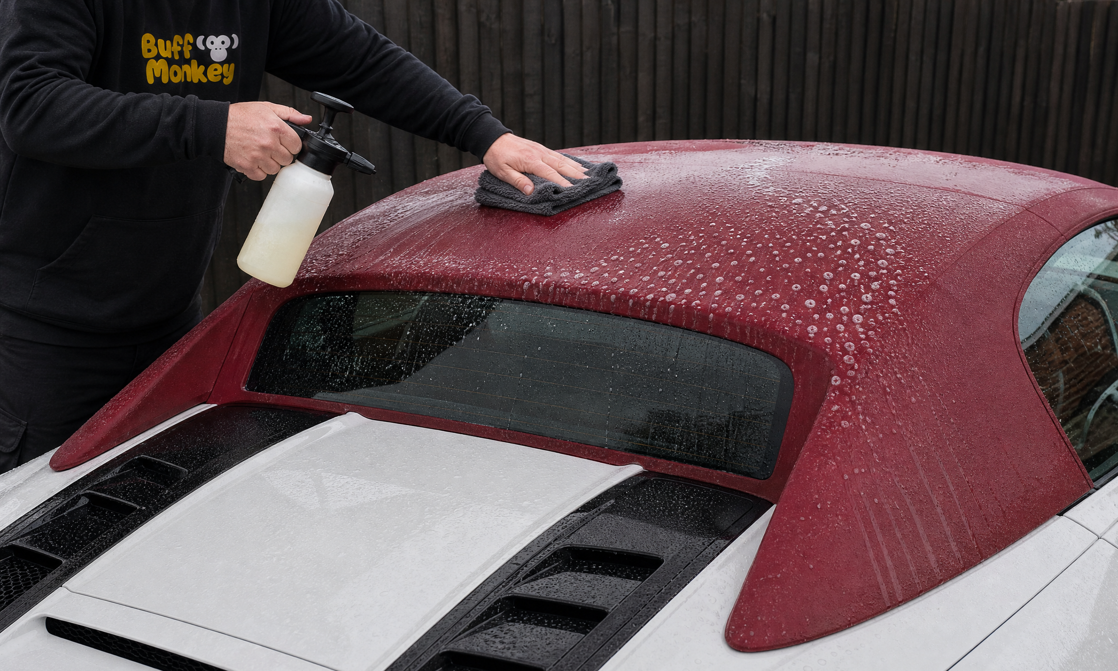 Convertible Roof Cleaning and Re-Waterproofing