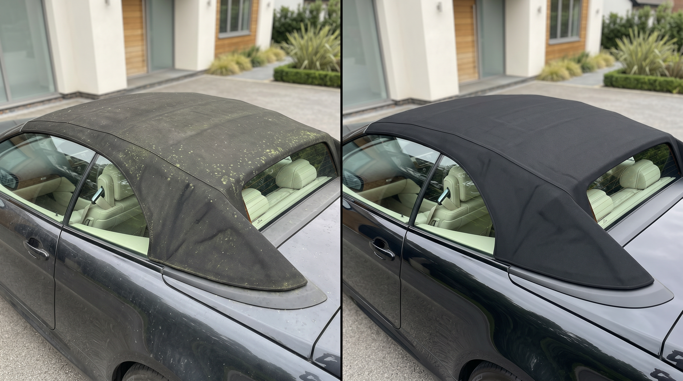 Convertible Roof Cleaning and Re-Waterproofing