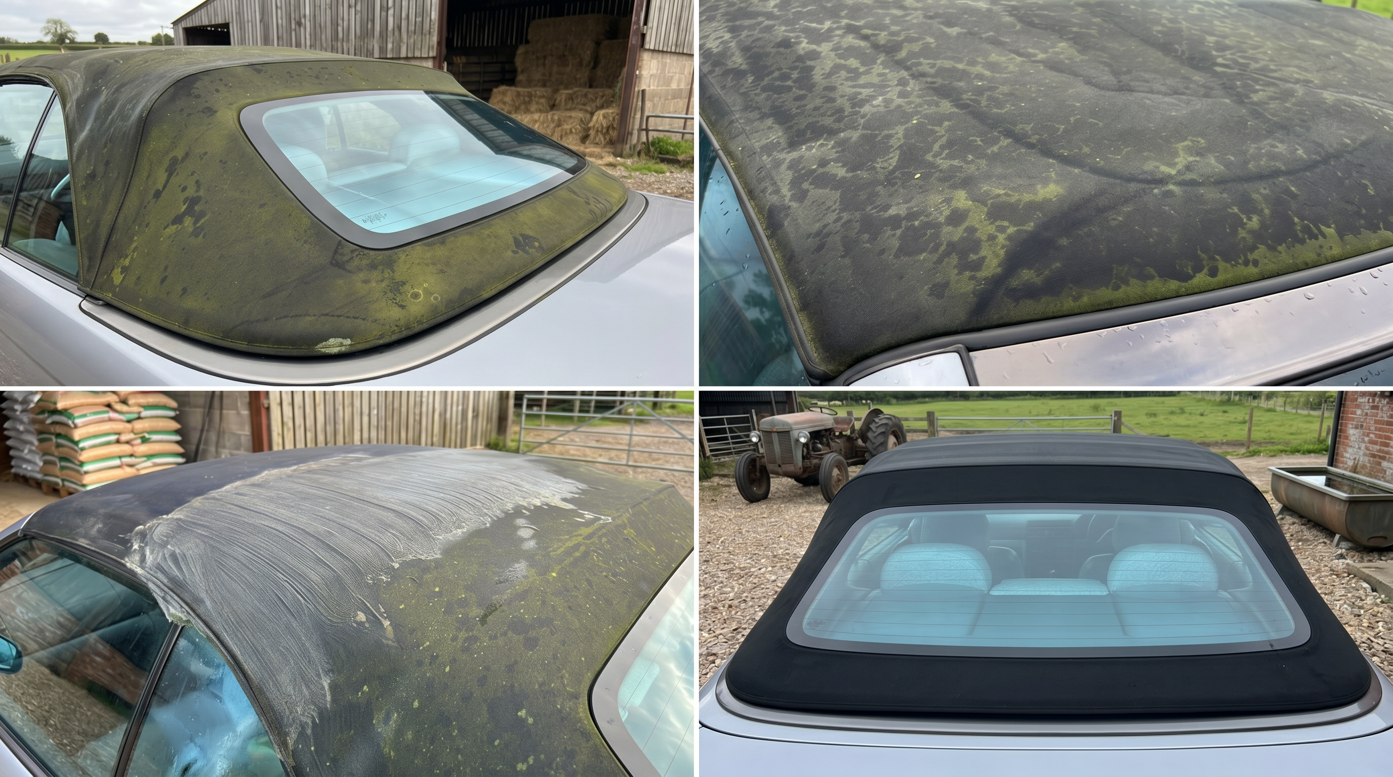 Convertible Roof Cleaning and Re-Waterproofing